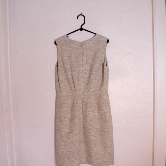 Antonio Melani light brown gold cocktail dress - Picture 4 of 6